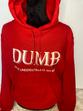 Load image into Gallery viewer, DUMB HOODIE- RED
